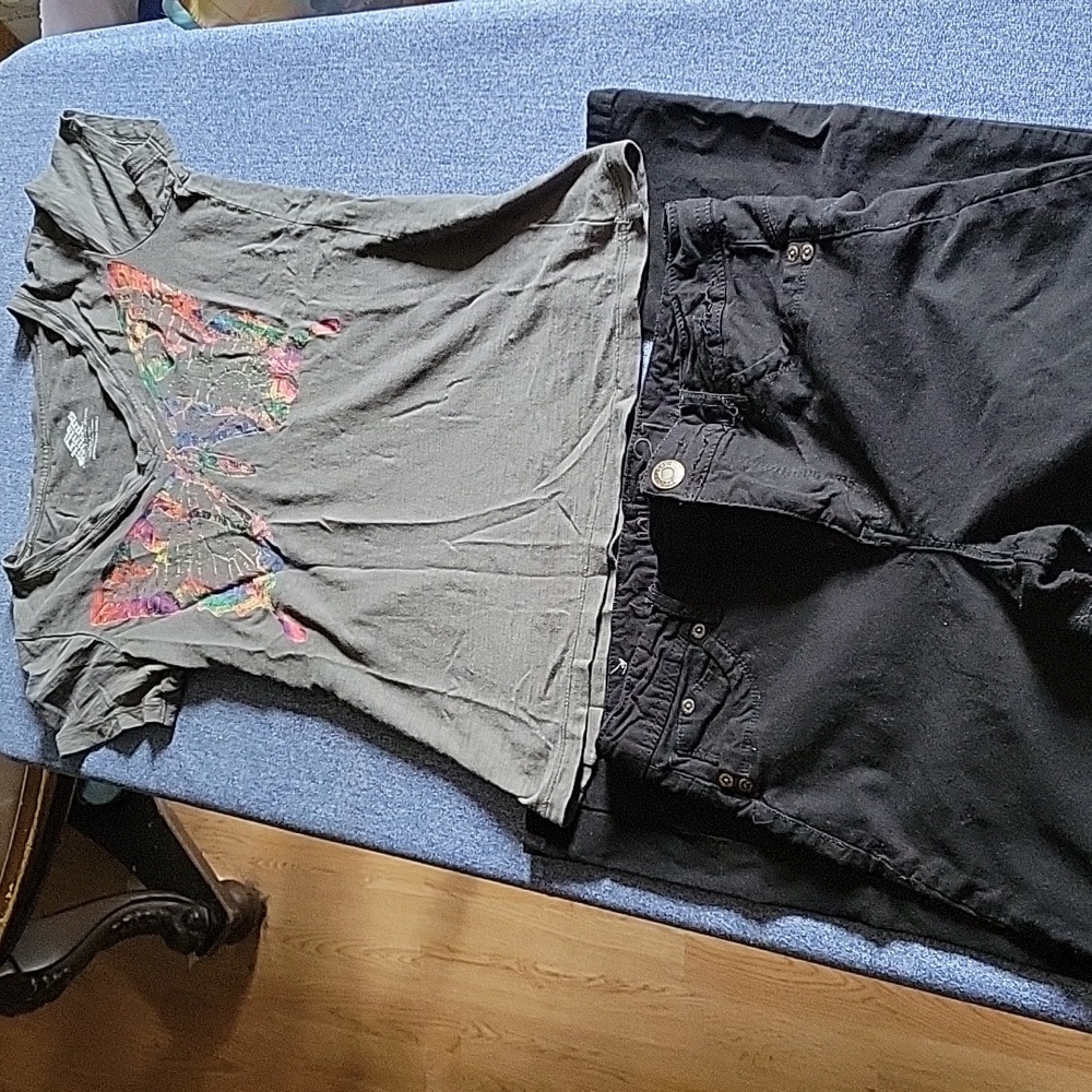 Eastern Mountain Sports butterfly shirt Womans XS
